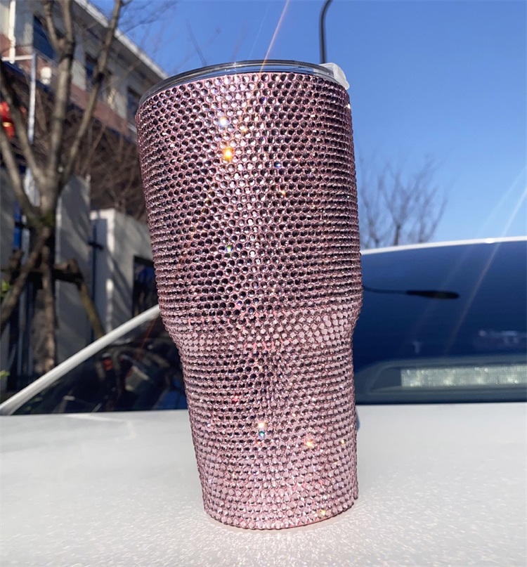 Diamond Tumbler Pink